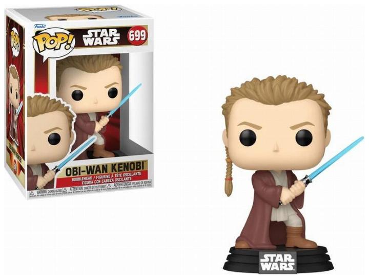 Actual product image Funko Star Wars: Episode I - Die dunkle Bedrohung Anniversary POP! Vinyl Figur Obi-Wan(Young) 9 cm