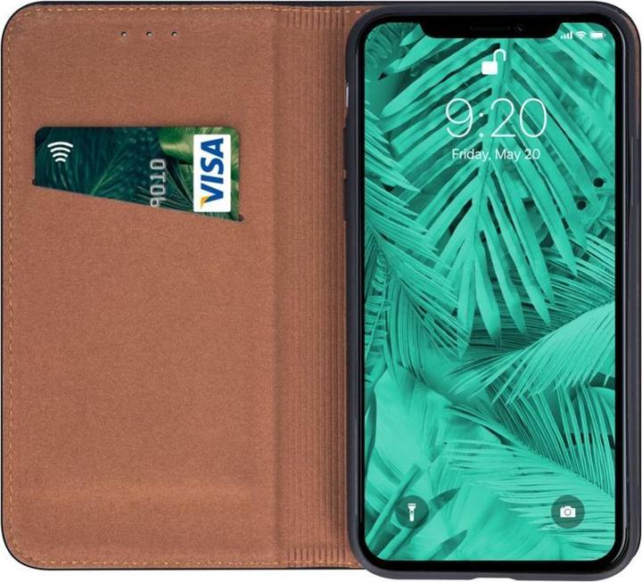 Actual product image OEM Genuine Leather Smart Pro for iPhone 17 Air black (Apple iPhone 17 Pro)