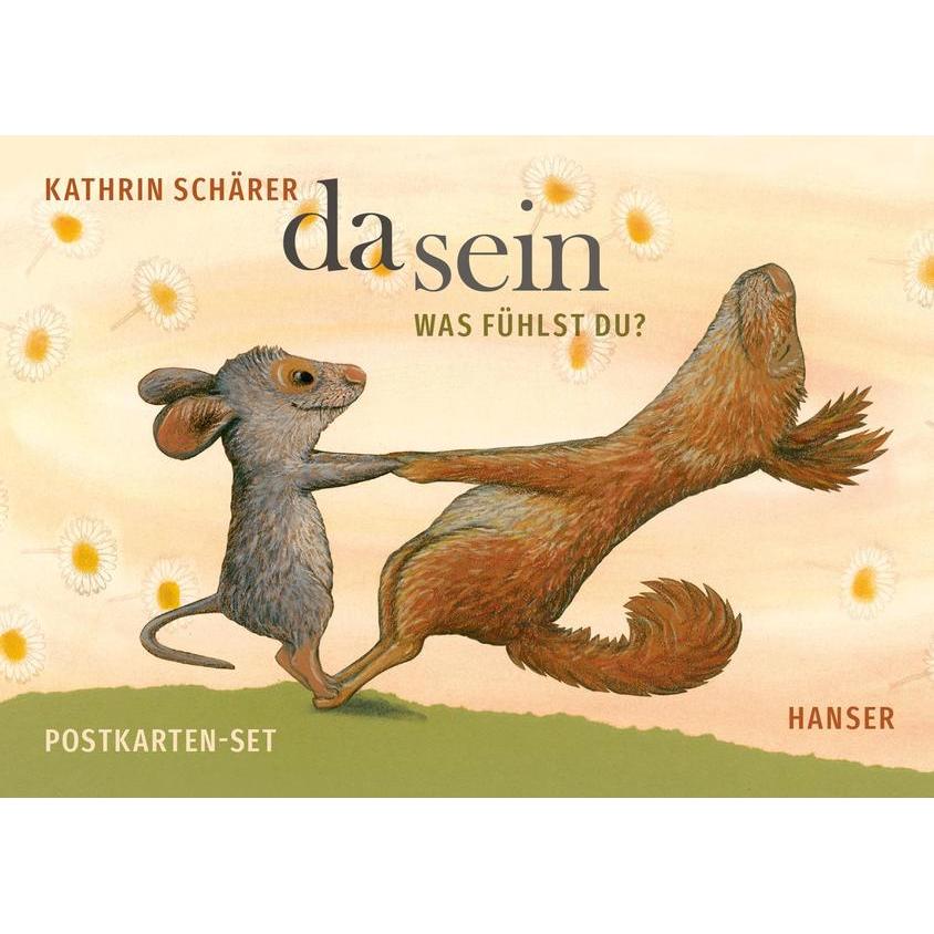 Hanser, Grusskarte + Briefpapier, Da sein - Was fühlst du? Postkarten-Set