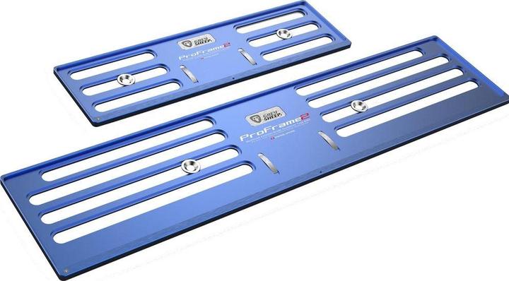 Grey Sheep Kennzeichenhalterset ProFrame 2, KFZ-lang, Deep Sea Blue (Format long)