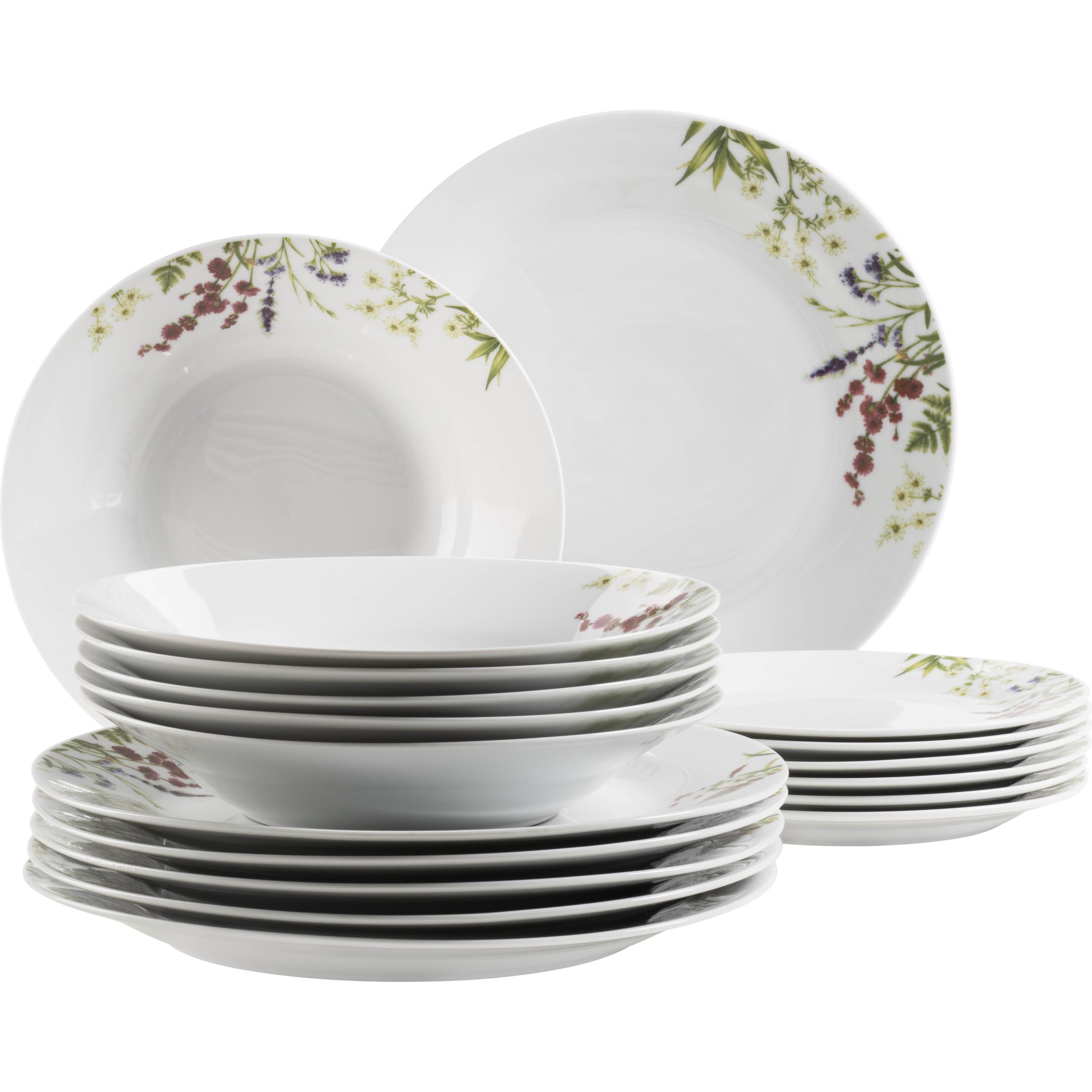 Mäser, Set di stoviglie, Herbal Garden (18 pz.)