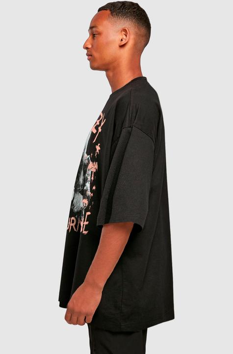 Produktbild Merchcode Ozzy Osbourne - Pink Bat Huge Tee - 195285 (M)