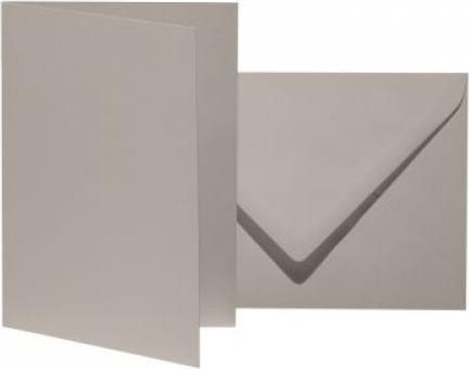 Image du produit Artoz 10 cartes pliantes avec enveloppes Mosaic DIN B6 ciment (B6, 10 x)