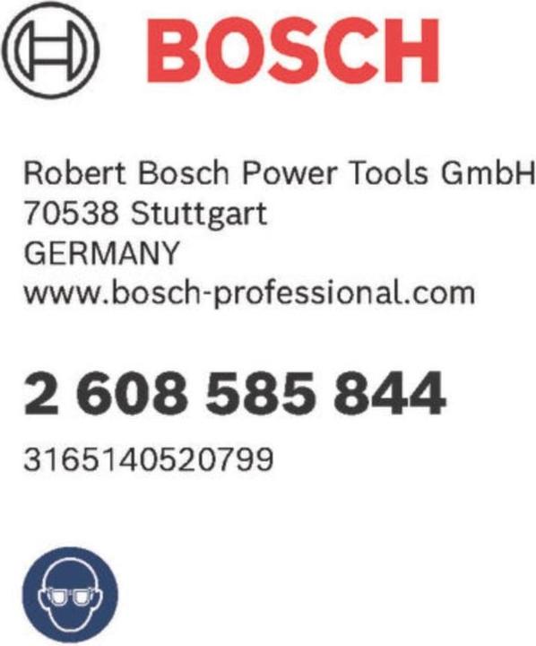 Produktbild Bosch Professional Zubehör Metallbohrer HSS-Co, DIN 338, 3,3 x 36 x 65 mm, 1er-Pack (3 mm)