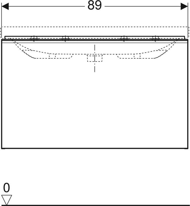 Produktbild Geberit 500.612.16.1 (89 x 47.5 x 53.5 cm)