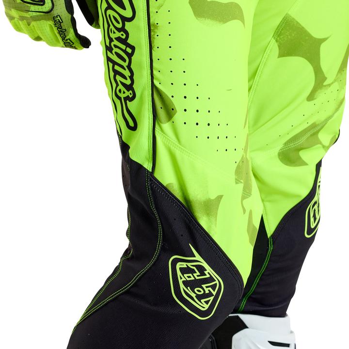 Actual product image Troy Lee Designs SE Pro Pant, Blotted, flo yellow, 34 (34)