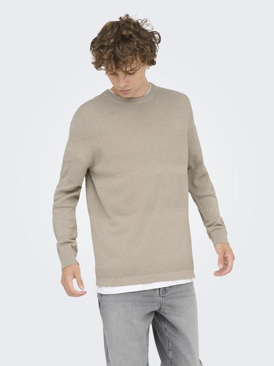 Produktbild Only & Sons Onsmalik Reg 12 Pinaple Crew Knit (3XL)