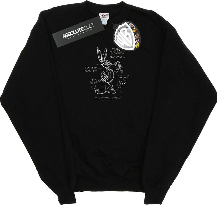 Image du produit Looney Tunes - Sweat BUGS BUNNY DRAWING INSTRUCTION - Homme (XXL)