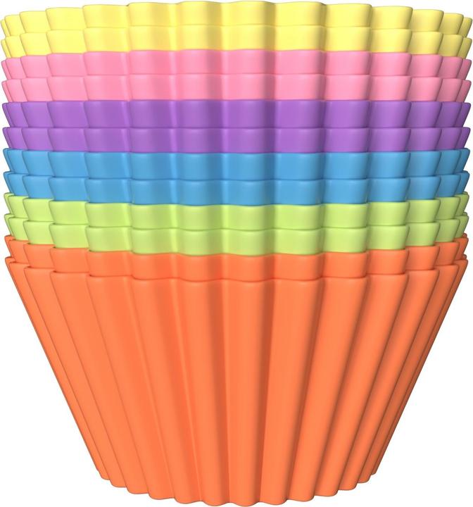 Intirilife 12 Stück Silikon Muffinformen (4.50 cm)
