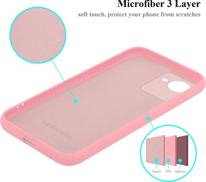 Actual product image Cadorabo TPU Liquid Silicone Case Cover for Realme C30 / Narzo 50i PRIME (Realme Narzo 50i Prime, Nokia C30)