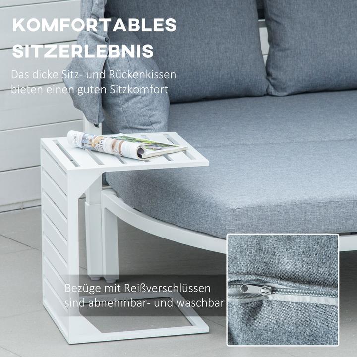 Produktbild Outsunny Gartenmöbel Set mit Vordach
