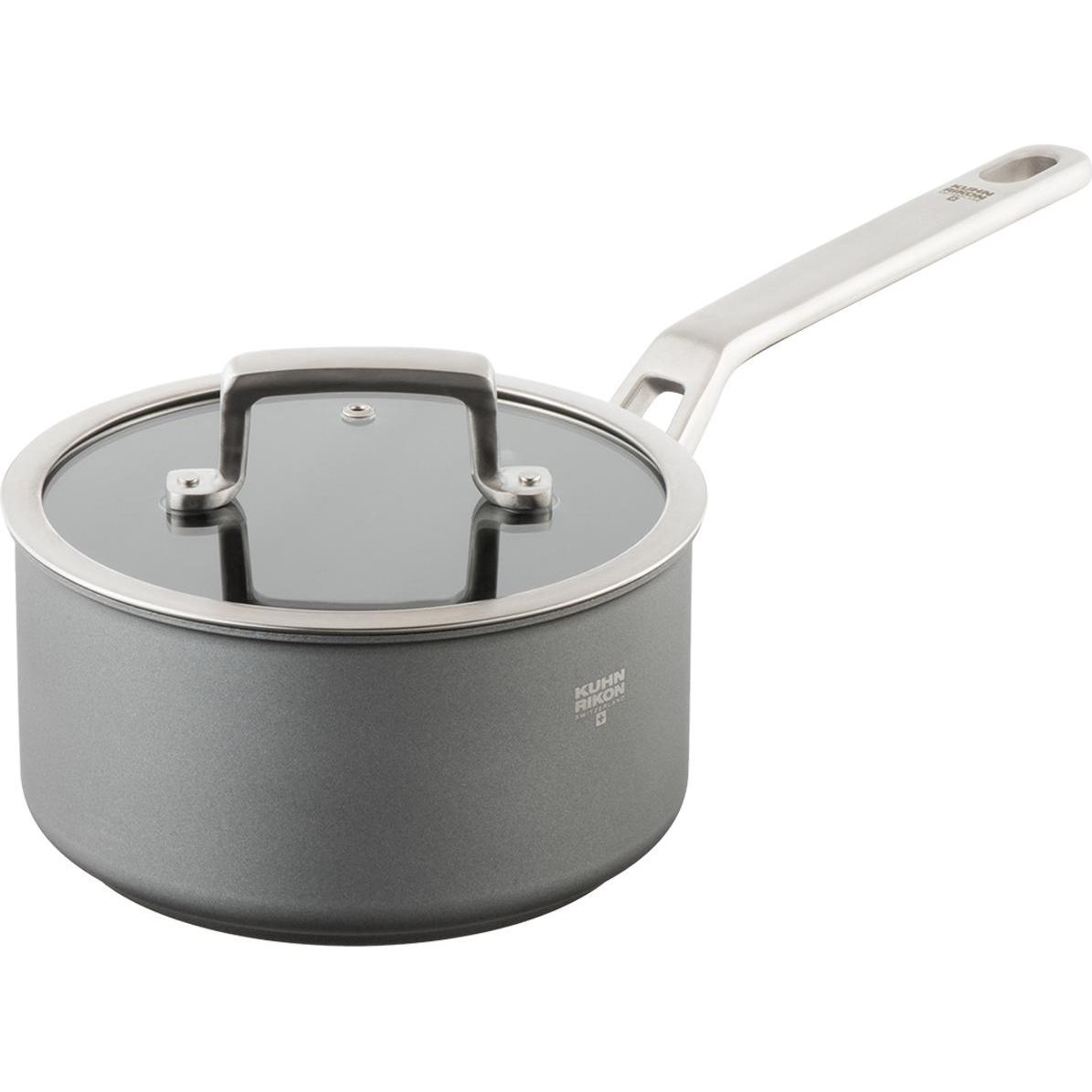 Kuhn Rikon NEW LIFE Pro Recycling Stielkasserolle 3.0 L · Ø 20 cm, Pfanne + Kochtopf, Schwarz