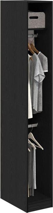 Immagine prodotto vidaXL Armadio in rovere nero 30x50x200 cm in legno ingegnerizzato (30 x 50 x 200 cm)