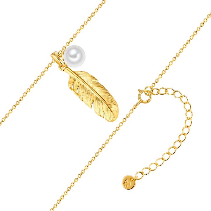 Image du produit Glanzstücke München Collier femme plume argent sterling - 35050 (Argent Sterling, 40 - 45 cm)