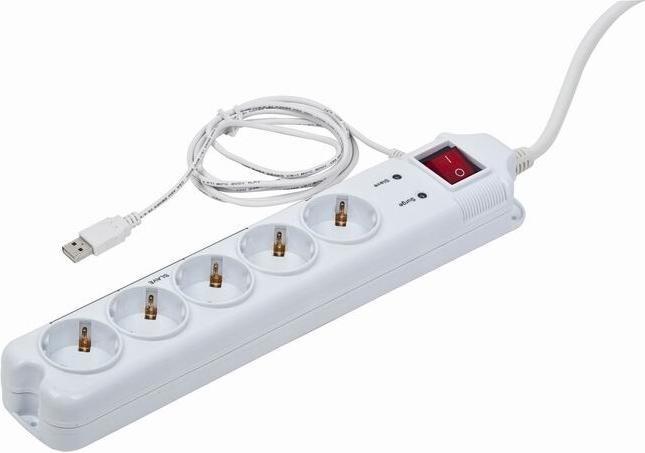 Productafbeelding Gembird AC/50-60Hz (5x, 1.80 m)