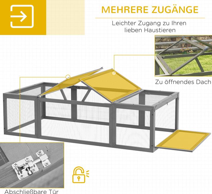 Image du produit PawHut Clapier extérieur