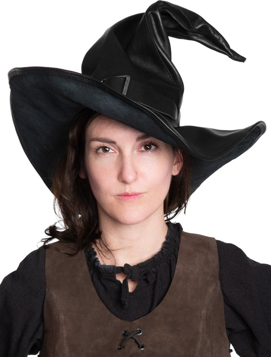 Produktbild Metamorph Hexenhut aus Leder - Wicca