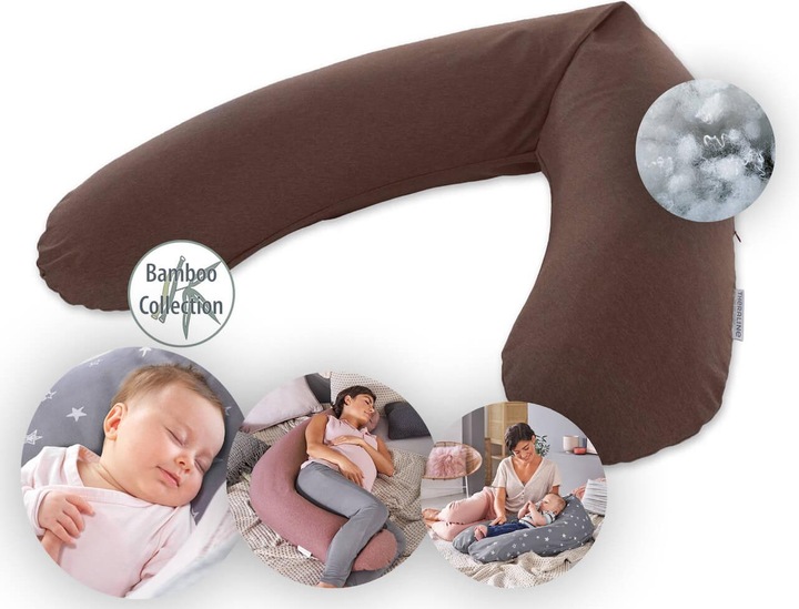 Produktbild Theraline Stillkissen "Das Original" mit Polyester Hohlfaser Füllung inkl. Bezug 190 cm (190 cm)