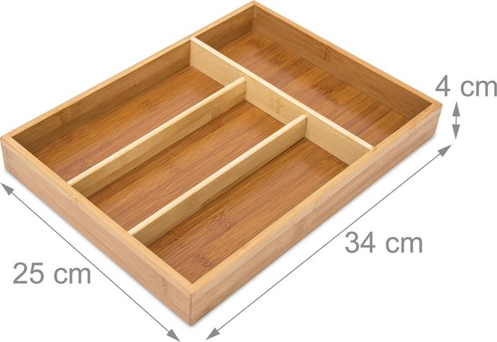 Actual product image Relaxdays Cutlery tray