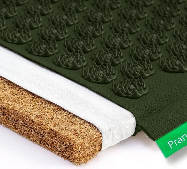 Immagine prodotto Pranamat Set da massaggio ecologico - Tappetino e cuscino in edizione limitata d.green