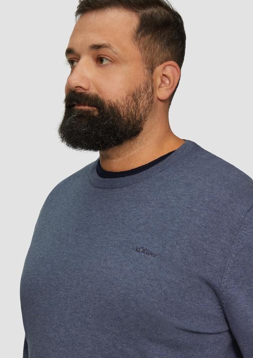 Produktbild s.Oliver Strickpullover Strickpullover mit Crewneck (3XL)