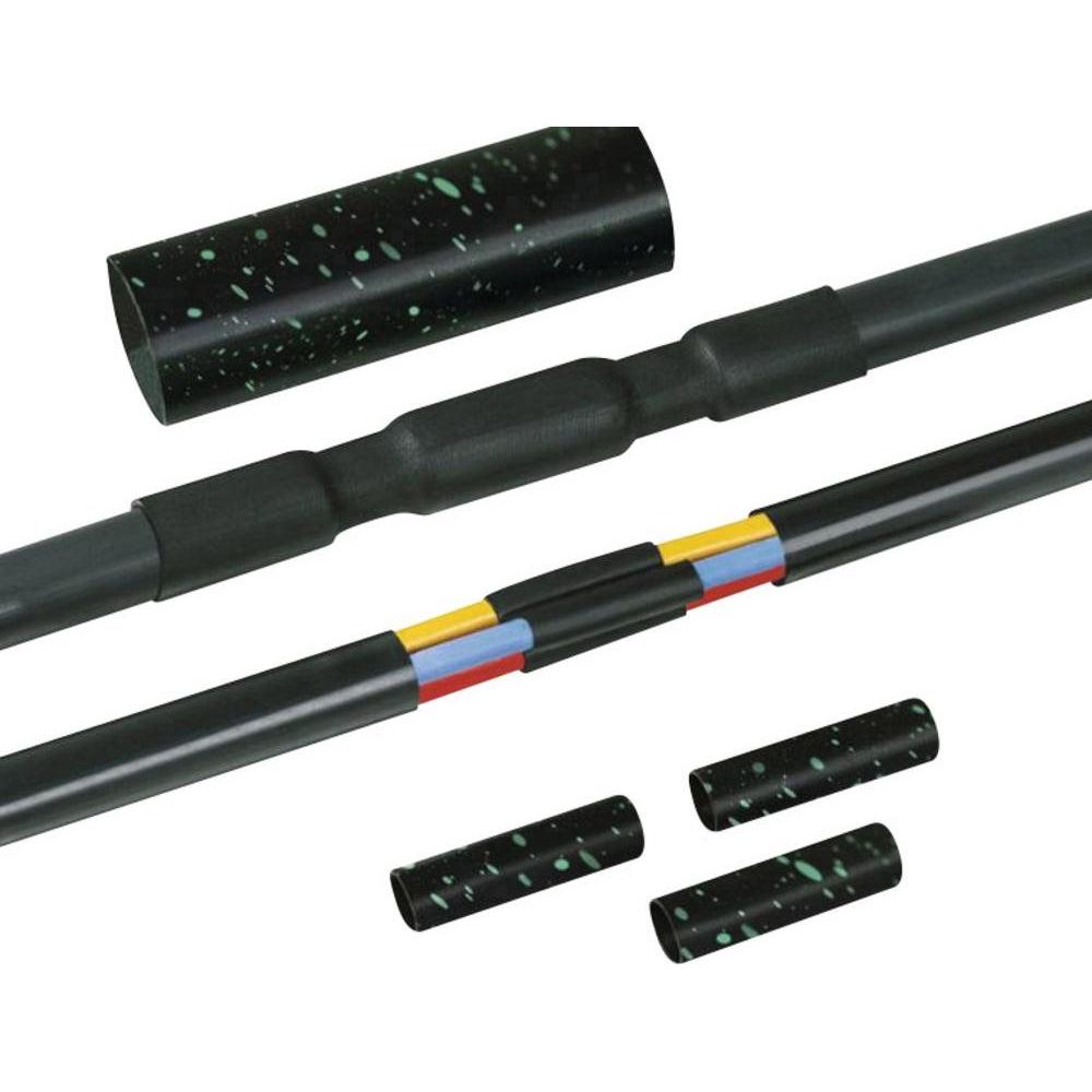 HellermannTyton, Schrumpfschlauch, Heatshrink joint LVK-5x6-25 PO-X BK 1 (1 x)