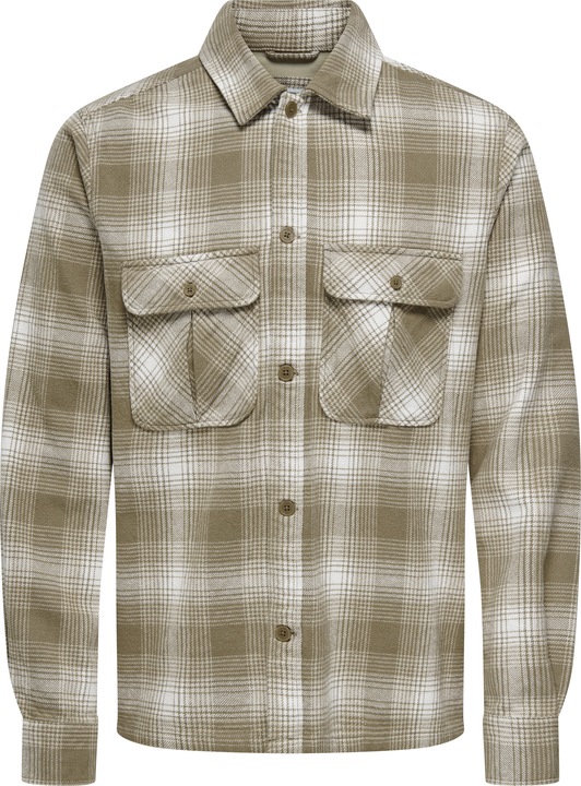 Only & Sons Onscedric Life Check Overshirt Noos