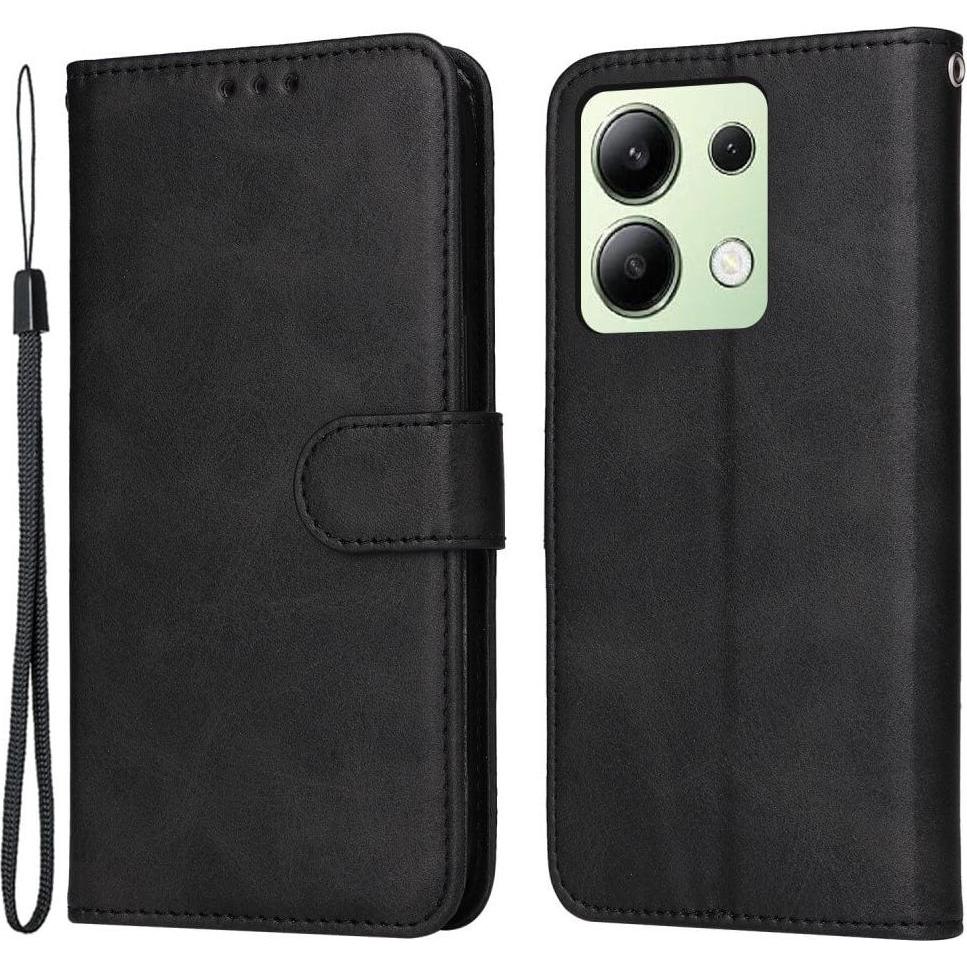 Cover-Discount Xiaomi Redmi Note 13 4G - Premium Handyhülle Etui schwarz (Xiaomi Redmi Note 13 4G), Smartphone Hülle, Sc...