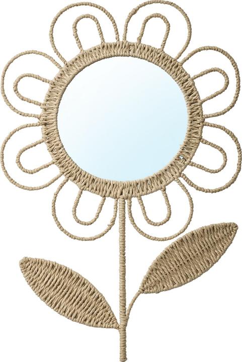 Actual product image Vertbaudet Kinderzimmer XL-Wandspiegel in Blumenform, Papier (50 x 70 cm)