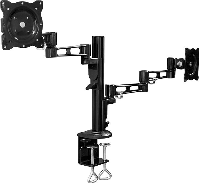 Produktbild LogiLink 2-fach Monitorhalterung (Tisch, 26", 5 kg)