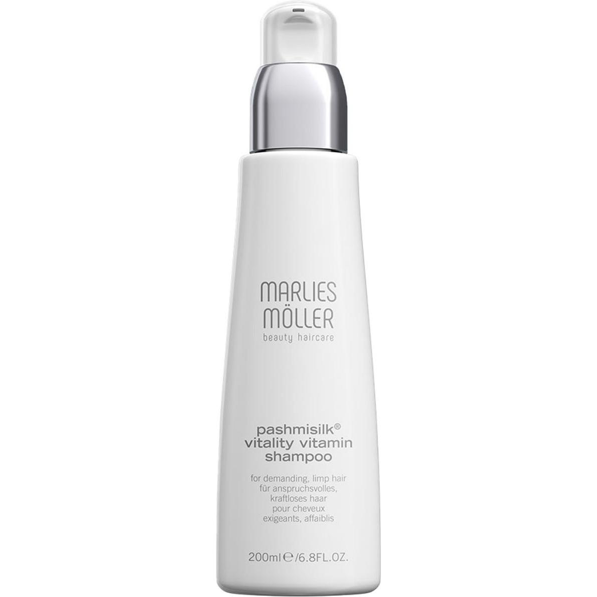 Marlies Möller, Shampoo, Pashmisilk vitality vitamin shampoo (200 ml, Flüssiges Shampoo)