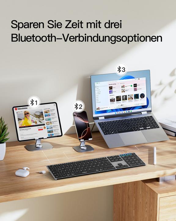 Produktbild Inateck KB06007 (DE, Kabellos)