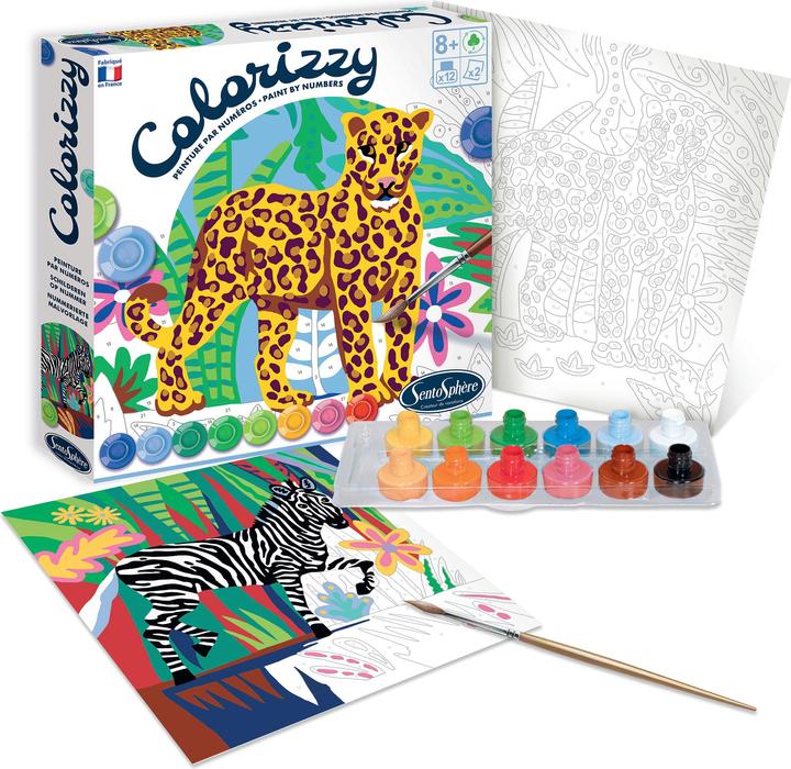 Produktbild Sentosphere Colorizzy Zebra und Leopard