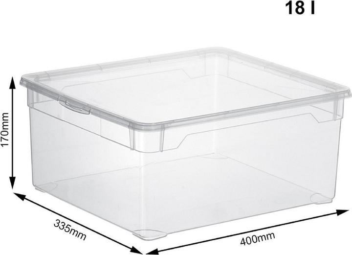 Immagine prodotto Rotho Clear (40 x 33,5 x 17 cm, 18 l)