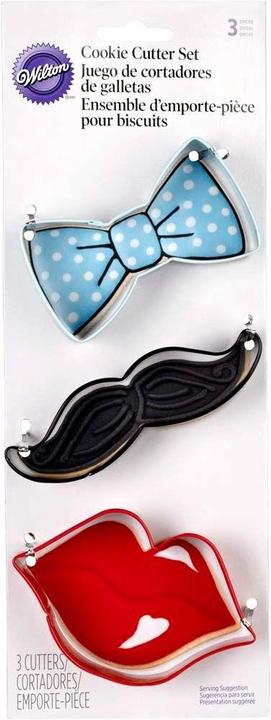 Produktbild Wilton Tie/Mustache/Lips
