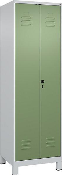 Actual product image C+P Black and white locker Classic PLUS (60 cm, 195 cm)