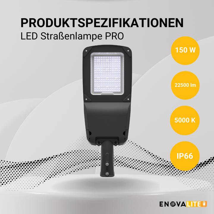 Produktbild Enovalite LED-Strassenleuchte PRO (22500 lm, IP66)