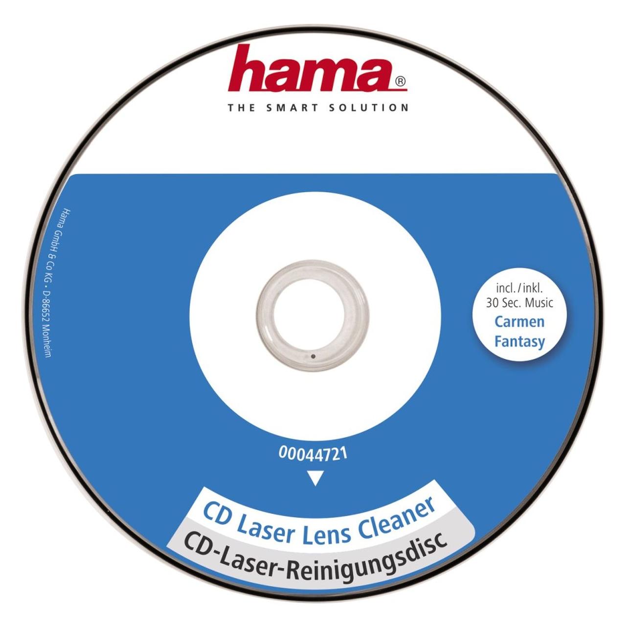 Hama Cd Laser Lens Cleaner Cd's/Dvd's Apparatuur reinigings-cd