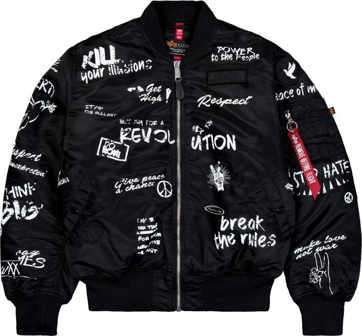 Actual product image Alpha Industries MA-1 Peace Bomber Jacket (M)