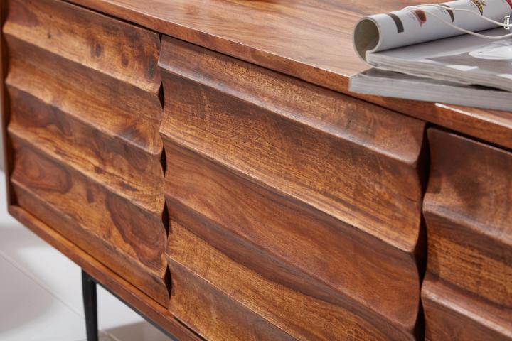 Produktbild FineBuy Lowboard Braun (38 x 38 x 50 cm)