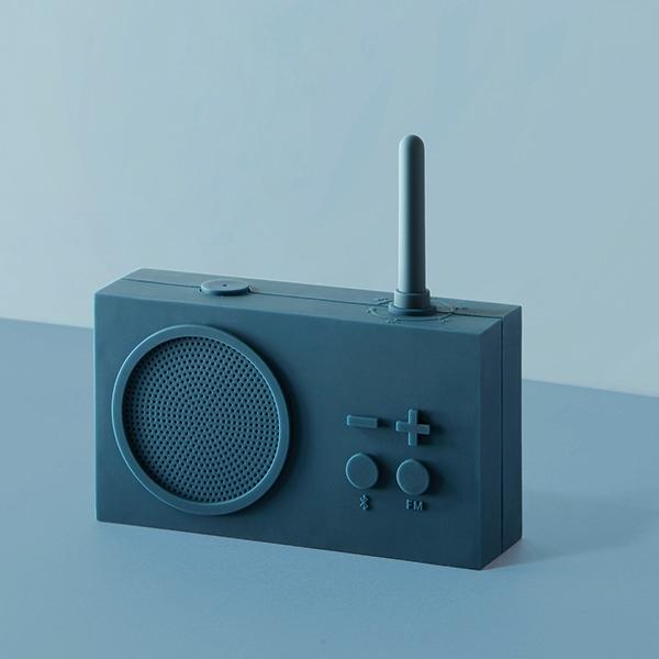 Productafbeelding Lexon Tykho 3 badkamerradio Blauw - Bluetooth luidspreker (AM, FM, Bluetooth)
