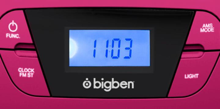 Productafbeelding Bigben Draagbare CD/Radio CD61 USB-roze (FM, PLL)