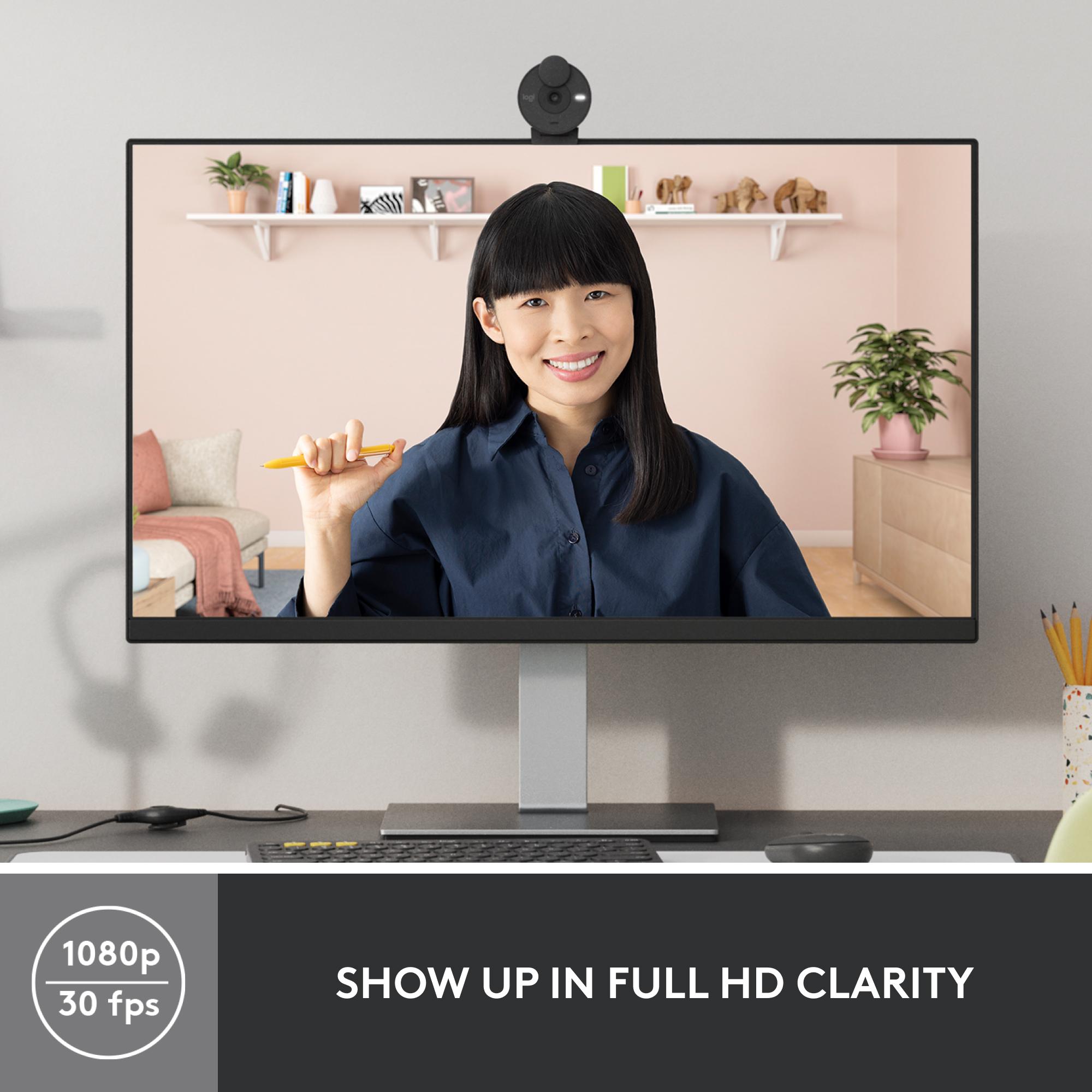 Thumbnail - Logitech Brio 300 (2 Mpx), Webcam, Grau