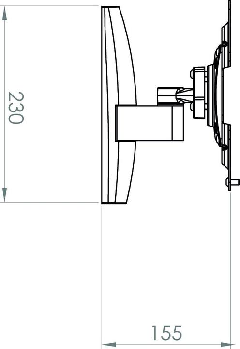 Produktbild VCM Morgenthaler TS1 - 38,1 cm (15 Zoll) - 94 cm (37 Zoll) - 75 x 75 mm - 200 x 200 (Wand, 20 kg, 15" - 37")