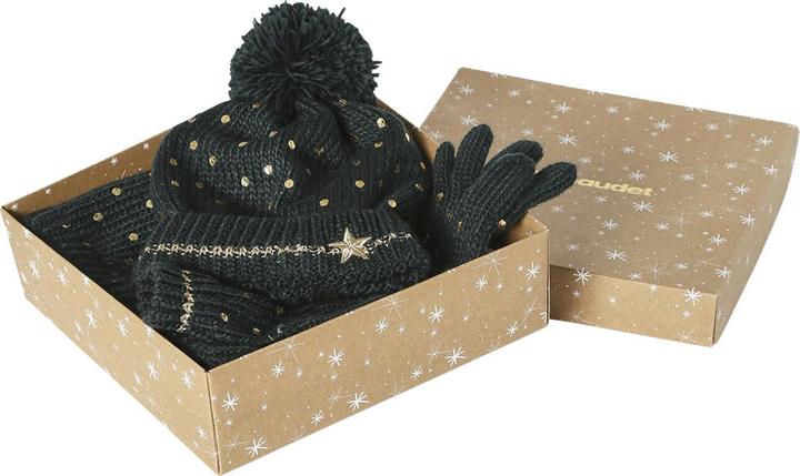 Actual product image Vertbaudet Mädchen Weihnachts-Geschenkset: Mütze, Rundschal & Fingerhandschuhe (92/98, 86/92)