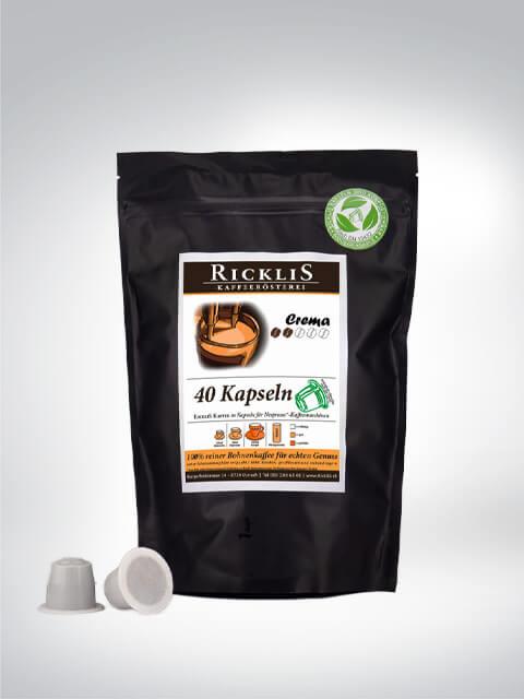 Immagine prodotto RickliS Kaffeerösterei Crema (50 x Porta.)