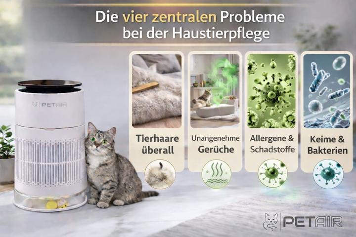 Produktbild Petair - Luftreiniger für Haustierbesitzer D1-SP201-B (40 m²)