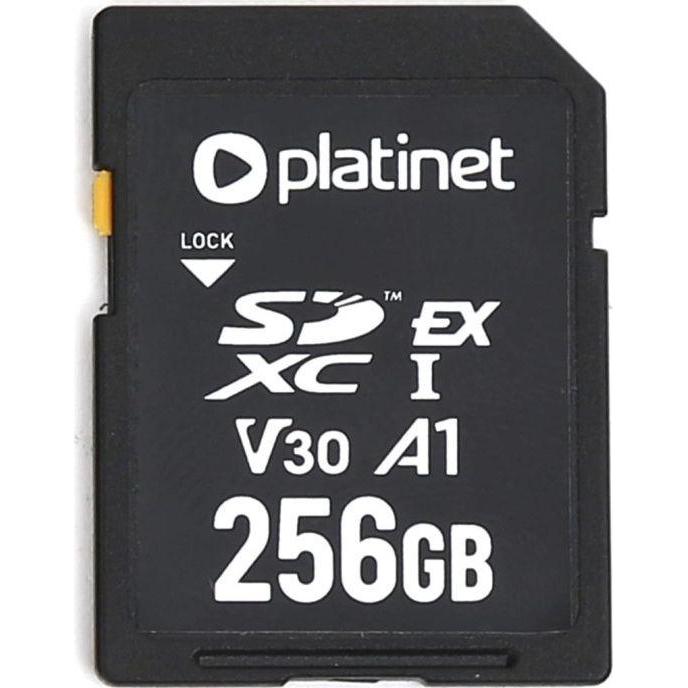 Platinet Karta SD7.0 SDXC 256 GB A1 V30 (PMMSDEX7256) (256 GB, SDXC), Speicherkarte