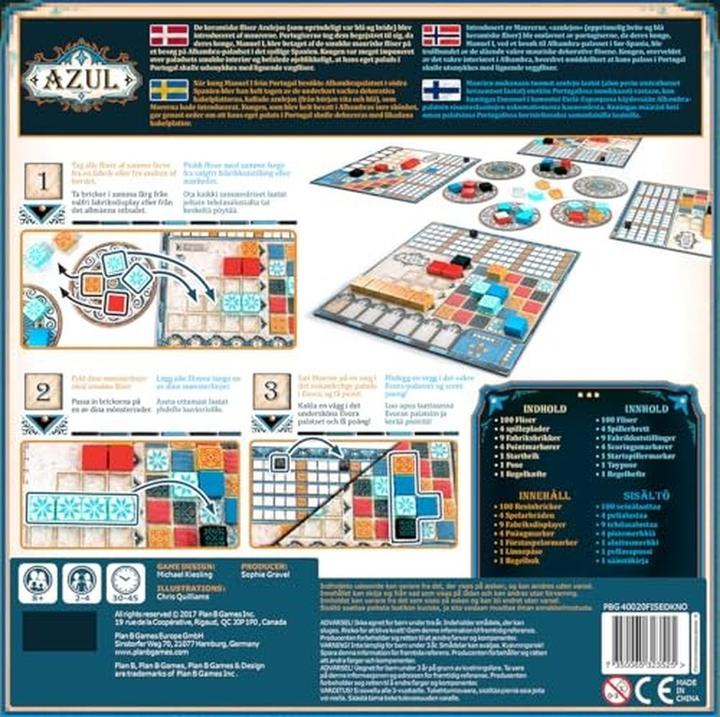 Actual product image Enigma Azul Duel (Nordic) (Danish, Finnish, Norwegian, Swedish, 2 Players)