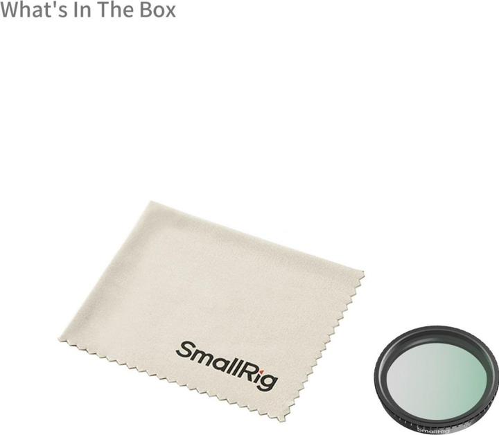 Actual product image SmallRig 5838 Attachable UV Filter for DJI Osmo Action 5 Pro / 4 (UV filter)